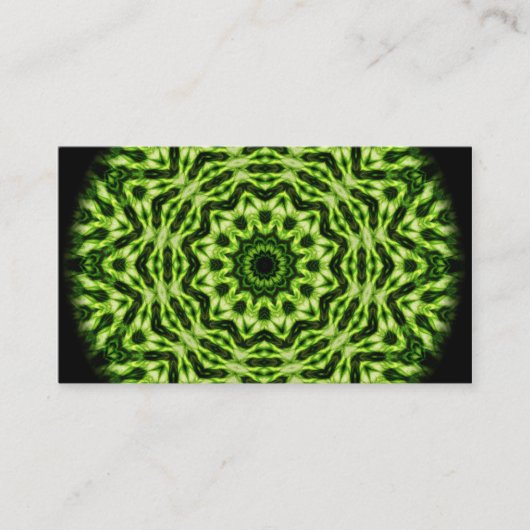 Carte De Visite Kaléidoscope de kiwi (Devant)