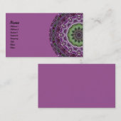 Carte De Visite Kaléidoscope de lilas (Devant / Derrière)