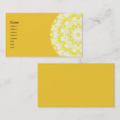 Carte De Visite Kaléidoscope de meringue de citron (Devant / Derrière)