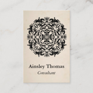 Carte De Visite Kaléidoscope équestre vintage