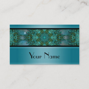 Carte De Visite Kaleidoscope Fractal Mandala X + votre texte