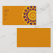 Carte De Visite Kaléidoscope majestueux (Devant / Derrière)