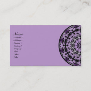 Carte De Visite Kaléidoscope rêveur pourpre