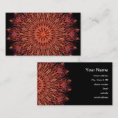 Carte De Visite Kaléidoscope sous-marin (Devant / Derrière)