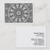 Carte De Visite Kaleidoscopic 019 (Devant / Derrière)