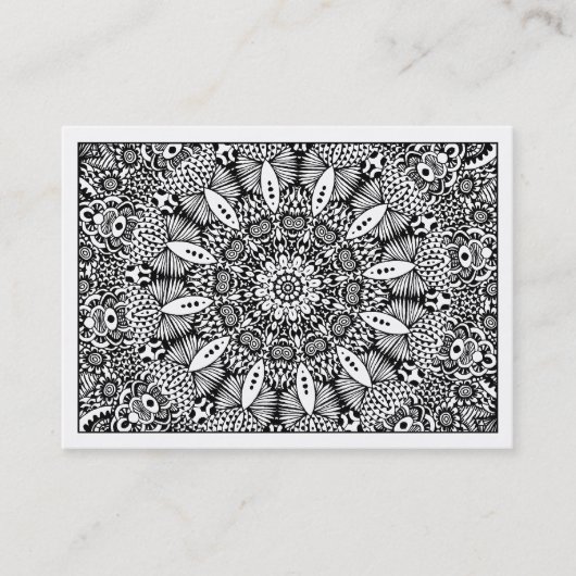 Carte De Visite Kaleidoscopic 019 (Devant)