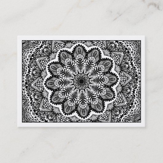 Carte De Visite Kaleidoscopic 020 (Devant)