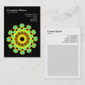 Carte De Visite Kaleidoscopic 110714(5) (Devant / Derrière)