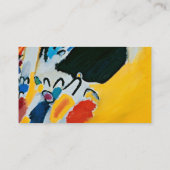 Carte De Visite Kandinski Impression III Concert Peinture Abstrait (Dos)