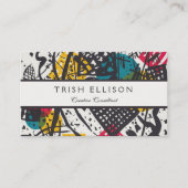 Carte De Visite Kandinsky Small Worlds V Classic Abstrait (Devant)