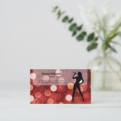 Carte De Visite Karaoke (Debout devant)