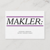 Carte De Visite Kartenhaus | Ungewöhnliche Geschäftsausstattung (Devant)