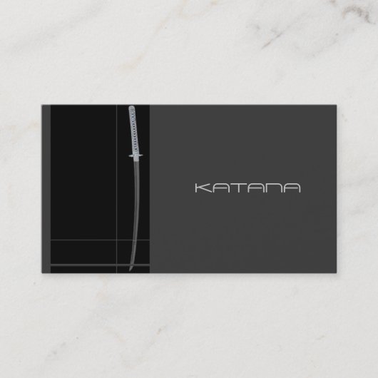 Carte De Visite Katana (Devant)