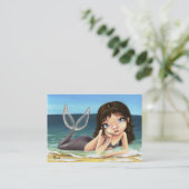 Carte De Visite Katie la sirène (Debout devant)