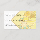 Carte De Visite Kawaii Hamster Géant Sundae - Glace d'Été & V (Dos)