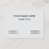 Carte De Visite Kayak Kayak Bateau (Dos)