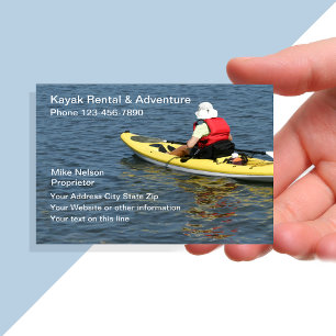 Carte De Visite Kayak Location & Extérieur