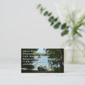 Carte De Visite Kayaking aux îles Virgin (Debout devant)