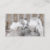 Carte De Visite Keeshonds at the Gate Painting - Original Dog Art (Dos)