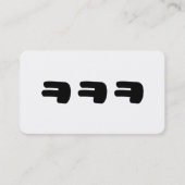 Carte De Visite KEKEKEKE ㅋ ㅋ ㅋ coréen Slang (Devant)