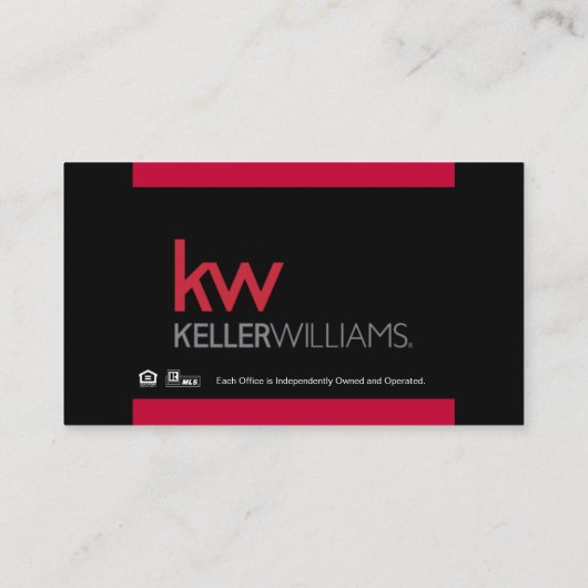 Carte de visite Keller Williams (Dos)