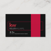 Carte de visite Keller Williams (Dos)