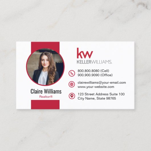 Carte De Visite Keller Williams (Devant)