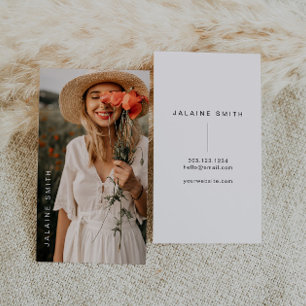 Carte De Visite KENNEDY Moderne minimaliste Élégant et simple phot