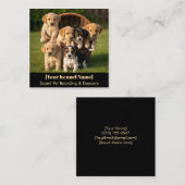 Carte de visite Kennel personnalisable (Devant / Derrière)