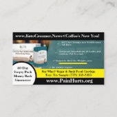 Carte De Visite Keto Creamer News (Dos)