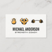 Carte De Visite Kettle Bell | Poids | Fitness (Devant)