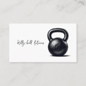 Carte De Visite Kettlebell Fitness Formation personnelle (Devant)
