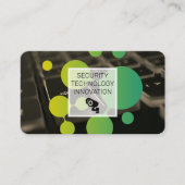 Carte De Visite Keyboard | Security Camera | Tech Logo (Devant)