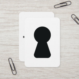 CARTE DE VISITE KEYHOLE