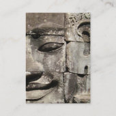 Carte De Visite Khmer Stone Face ... Temple de Bayon, Cambodge (Dos)
