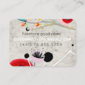 Carte De Visite Kika et Coco bonnes vibrations (Dos)