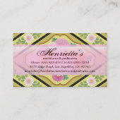 Carte De Visite Kimono japonais Floral Art Motif (Dos)