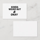 CARTE DE VISITE KINDA WEIRD MAIS OK DOIGT (Devant / Derrière)