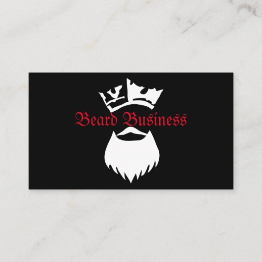 Carte De Visite King Beard Beard (Devant)