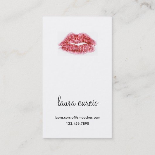 Carte De Visite Kissy font face (Devant)