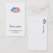 Carte De Visite Kissy patriotique font face (Devant / Derrière)