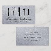 Carte De Visite Kit de flamme avec Parties scintillant élégante (Devant / Derrière)