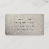 Carte De Visite Kit de flamme avec Parties scintillant élégante (Dos)