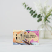 Carte De Visite Kit de maquillage et poudre (Debout devant)