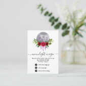 Carte De Visite Kit de pot en cristal de lune blanche (Debout devant)