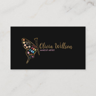 Carte De Visite Kit maquillage papillon