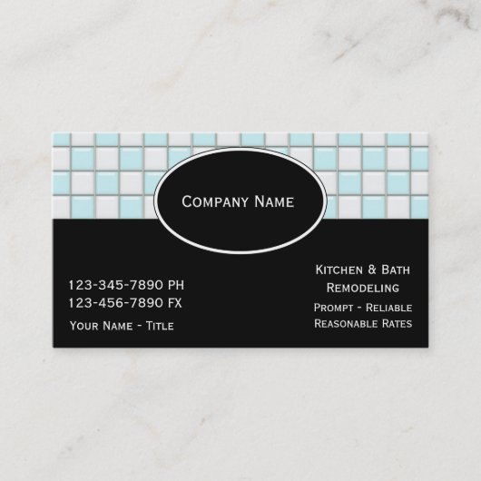 Carte De Visite Kitchan et retouche de Bath (Devant)