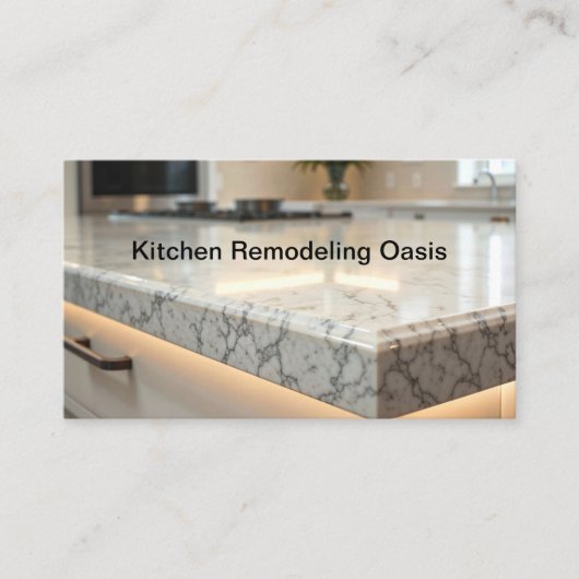 Carte De Visite Kitchen And Bath Home Renovations (Devant)