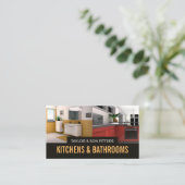 Carte De Visite Kitchen & Bathroom Design, Kitchen/Bathroom Fitter (Debout devant)