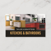 Carte De Visite Kitchen & Bathroom Design, Kitchen/Bathroom Fitter (Devant)